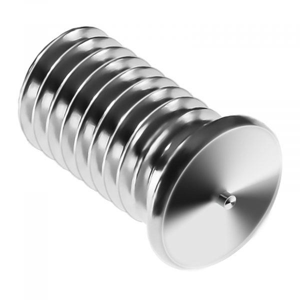Svařovací svorníky - M8 - 16 mm - ušlechtilá ocel - 250 kusů | STUD SET 250E M8 16mm