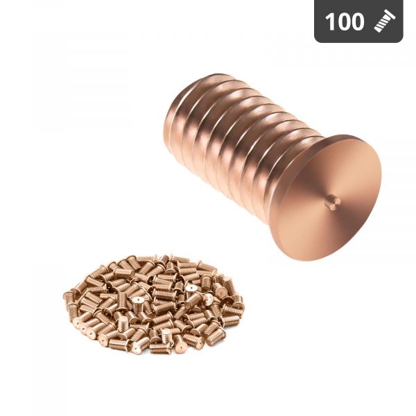 Svařovací svorníky - M6 - 12 mm - ocel - 100 kusů | STUD SET 100S M6 12mm - Image 2