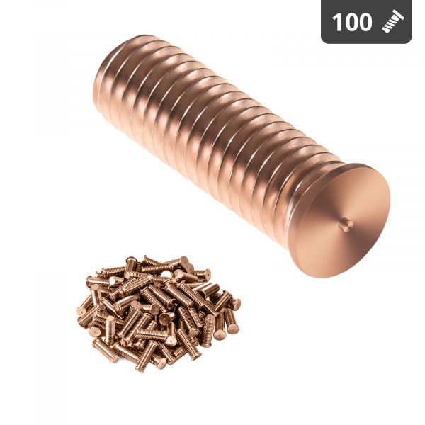 Svařovací svorníky - M8 - 25 mm - ocel - 100 kusů | STUD SET 100S M8 25mm - Image 2