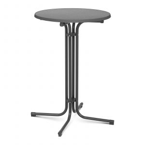Barový stůl - šedý - skládací - Ø70 cm - 110 cm | RC-BIS70FG 10011472