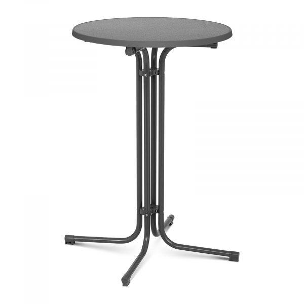 Barový stůl - šedý - skládací - Ø70 cm - 110 cm | RC-BIS70FG 10011472