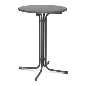 Barový stůl - šedý - skládací - Ø80 cm - 110 cm | RC-BIS80FG 10011473