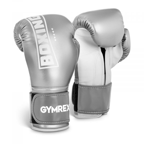 Boxerské rukavice | 12 oz - stříbrná metalíza 10230063