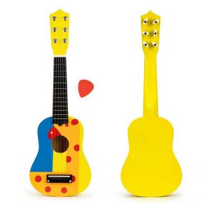 Dřevěná dětská kytara | žlutá MUFO18 YELLOW