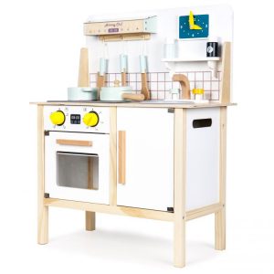 Dřevěná kuchyňka se zvuky | bílá MUCA12093