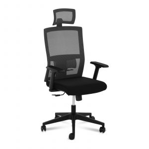 Kancelářská židle - síť - bederní opěrka - opěrka hlavy | 150 kg 10260155