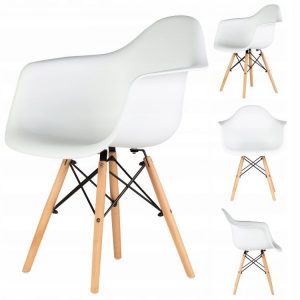 Sada židlí ESPOO - bílá | 4ks MUPC-008WHITE