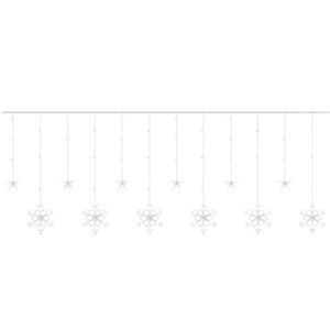 Vánoční světelný závěs | 138 LED bílá M11327
