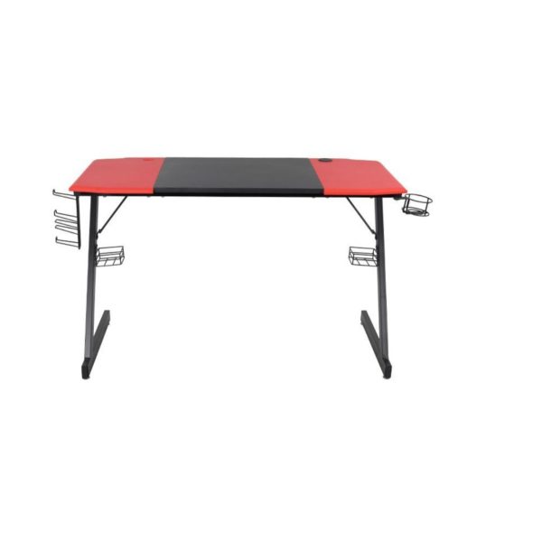 Herní stůl černý-červený | 120x60x73cm MUCN-1911