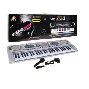 Elektronický keyboard pro děti- mikrofon | multi BCR-MQ-824USB