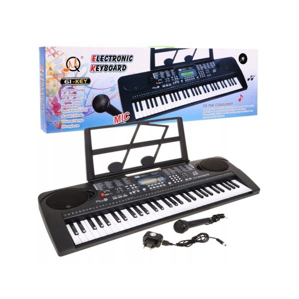 Elektronický keybord pro děti- mikrofon | multi BCR-MQ-6159UFB
