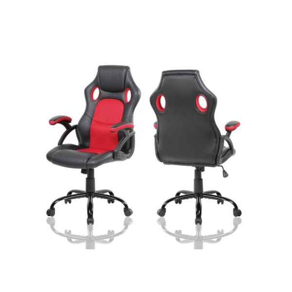 Herní židle - černá / červená | 9528H MU9528H