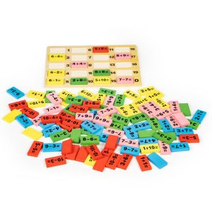 Dřevěné matematické domino | 66ks