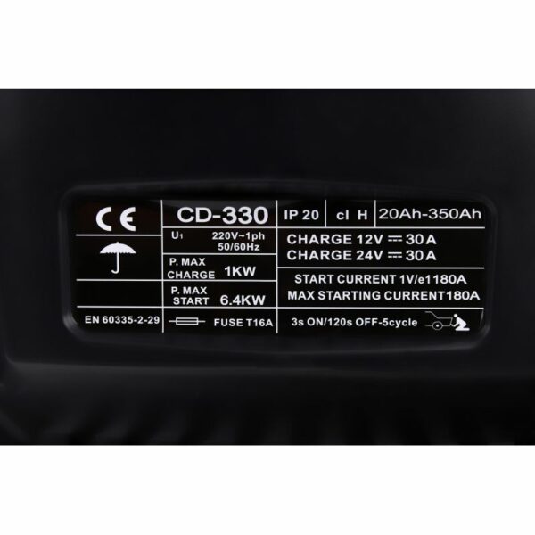 Nabíječka autobaterie, 180A, 12/24V, 20-350Ah | KD1901 - Image 20