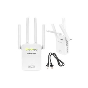 WiFi rozšiřovač bezdrátového signálu PIX - LINK | LV WR09, pro místa se slepými úhly, kde není pokrytí, a připojení k internetu je problém.