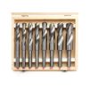 Sada kobaltových vrtáků 14-25.5mm 8ks | KD10243 obsahuje velikosti: 14, 15, 16, 16,5, 19, 20,5, 22, 25,5 mm. Umožňují přesné vrtání.
