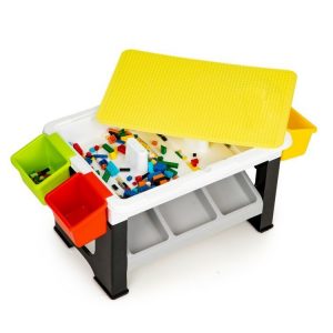 Dětský stůl na hraní s úložným prostorem | lego