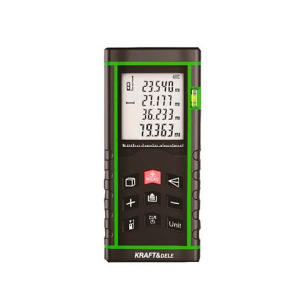 Laserový dálkoměr - měřič vzdálenosti 80m | KD10407 je tiež vybavený funkciou zaznamenávania meraní a zvukovou signalizáciou.