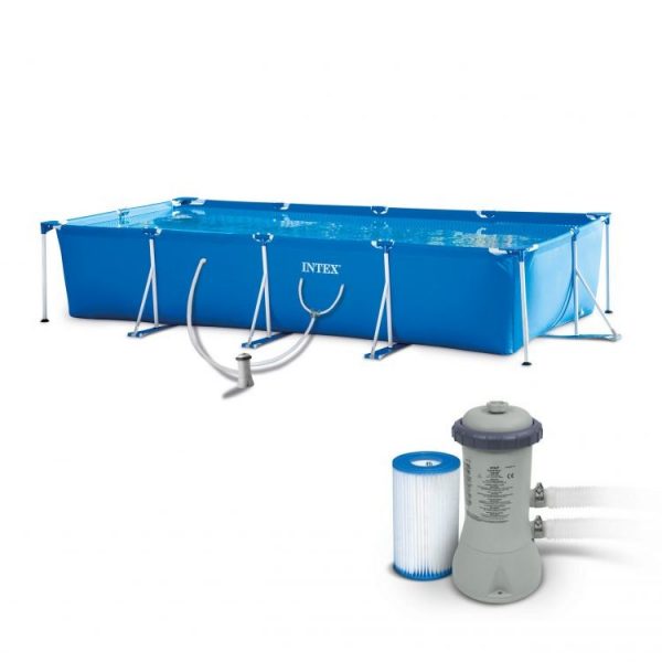 Obdélníkový bazén s rámem - Intex | 4,5 x 2,2 m