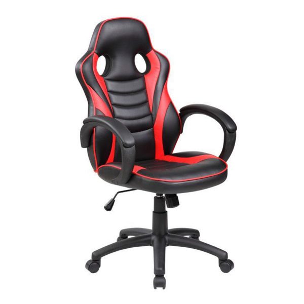 Herní židle - černá / červená | 9337H