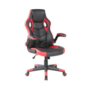 Herní židle - černá / červená | 9542H