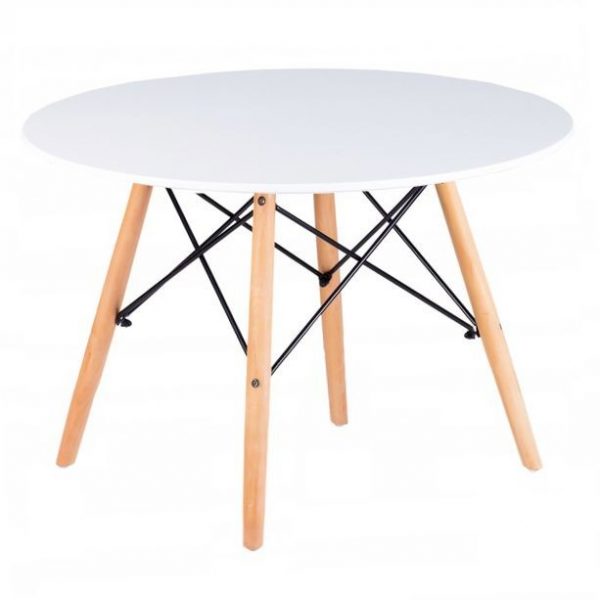 Moderní skandinávský stůl - bílý | 60 cm