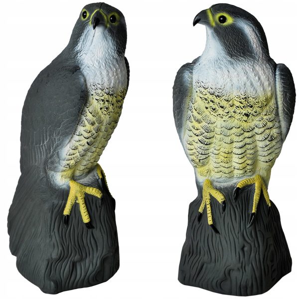 Odpuzovač - plašič ptáků | sokol byl vyroben s důrazem na detail. Pomůže odehnat holubi, vrabci, špačci, ale také hraboši a myši.