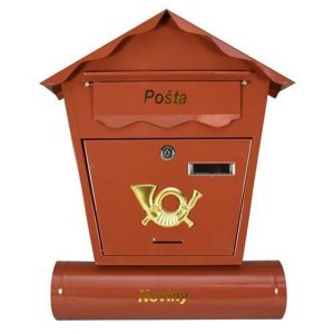 Poštovní schránka NESTOR hnědá | 440x370x100mm je vyrobena z kvalitních materiálů. Rozměry: 440x370x100mm. Hmotnost: 2.1kg.