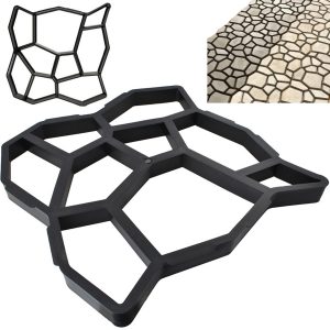 Forma na betonové chodníky | 50x48x4.3cm je vyrobena z odolného materiálu, bude ideální na vlastní stavbu dlažebních kostek.