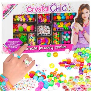 Dětské navlékací korálky | barevné osloví každou dívku, která má rádo šperky. Sada obsahuje množství pohádkově barevných korálků.