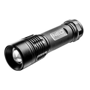 LED baterka 200lm ZOOM IPX7 | NEO 99-101 je vyrobena z kvalitního hliníku, vybavena výkonnou LED s výkonem 200 lumenů.