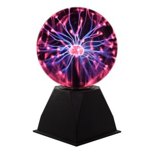 Magická plazmová lampa - koule | 20cm může být použita pro dekorativní nebo vzdělávací účely. Různé efekty vyvolané elektrickými výboji.