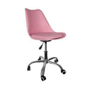 Otočná kancelářská židle | růžová