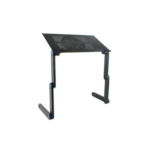 Skládací stolek pod notebook - 27x48x48 cm | černý