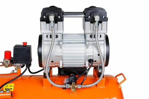 Bezolejový kompresor 12K022-1, 50L | NEO TOOLS - Image 11