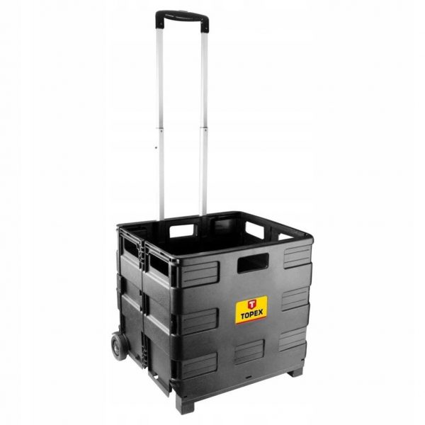 Transportní vozík TOPEX je univerzální vozík, který vám umožní pohodlně přepravovat všechny druhy předmětů o hmotnosti do 35 kg.