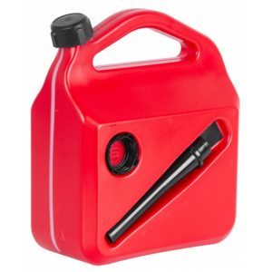 Plastový kanystr na PHM 10l HOLECZECH | červený je určen k přepravě pohonných hmot jako jsou: benzin, nafta a jiné. Objem: 10l.