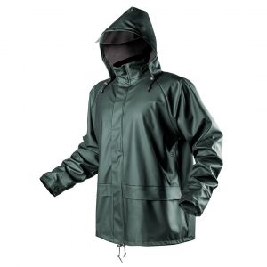 Pracovní bunda do deště PU/PVC je ideální do deštivého a větrného počasí. Bunda je pohodlná a neomezuje v pohybu.