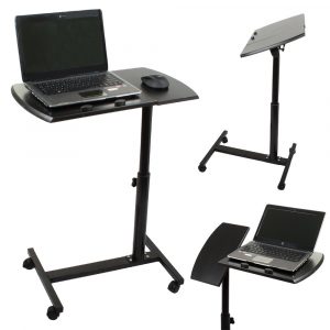Polohovatelný stolek na notebook bude perfektní, když si chcete zlepšit pohodlí při práci. Stůl lze nastavit do libovolné polohy.