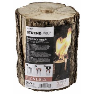 Švédský oheň - poleno 1 hod Strend Pro Woodson je praktický polní vařič, který vám umožní vařit nebo ohřívat jídlo.