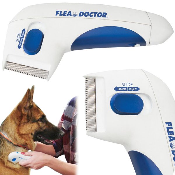 Elektrický hřeben proti blechám pro psy a kočky - odstraňuje blechy bez potřeby šamponů a chemikálií. Pohodlné použití.