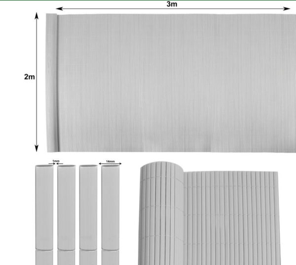 Plot Ence DF13, 2000mm, šedý | Strend Pro - Image 2