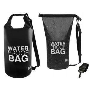 Vodotěsná taška 10 L - černá