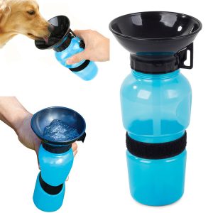 Cestovní / turistická láhev na vodu pro psa | 0.5L ideální pro dlouhé procházky nebo cestování, zejména v teplém počasí.
