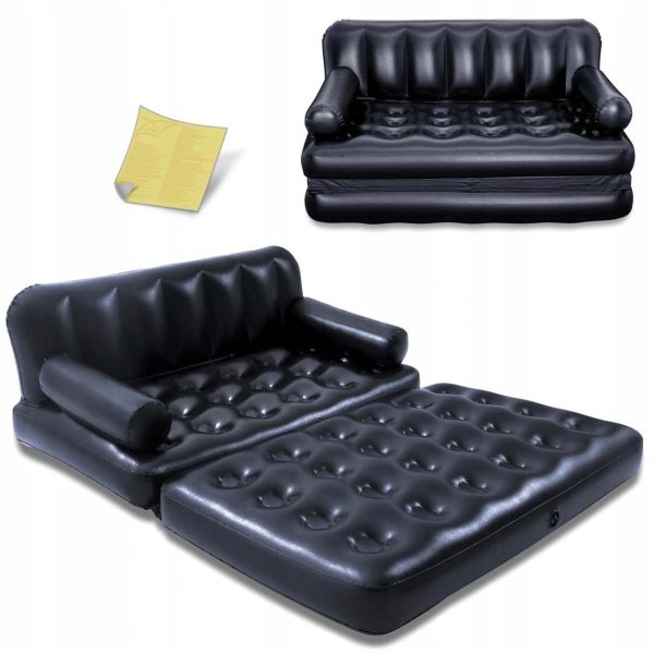 Nafukovací pohovka / matrace 5v1 | Bestway 75054 - navržena jako náhrada za pět druhů nábytku. Vyrobeno z hladkého a pružného materiálu.