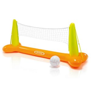 Nafukovací volejbal do vody / bazénu + míč | INTEX 56508 - o rozměrech 239 x 64 x 91 cm. Obsahuje konstrukci, síť, míč, opravnou záplatu.