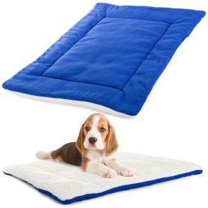 Pelíšek / matrace pro psa a kočku | 50x35cm modrý je vyroben z měkkého a na dotek příjemného materiálu. Lehký a odolný.