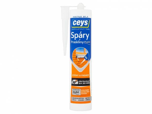 Akrylátový tmel Ceys na spáry a praskliny - 280 ml