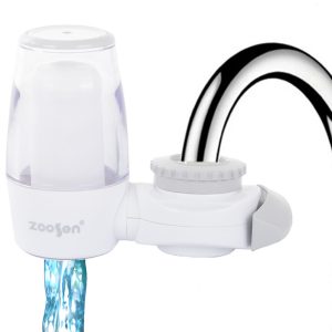Filtr na vodovodní kohoutek | bílý - obsahuje kompletní příslušenství: filtrační vložku, kohoutkové adaptéry, utahovací klíč.
