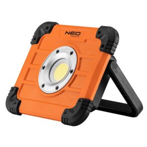 LED reflektor 500lm COB + 4xAA NEO | 99-039 - ideální na místech, kde není elektřina (dílna, staveniště, zahrada, kemp).